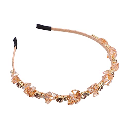DRESSOOS Strass-haarband Damen Mädchen Kopfschmuck Haarschmuck Strass-kopfschmuck Strass-haarreif von DRESSOOS