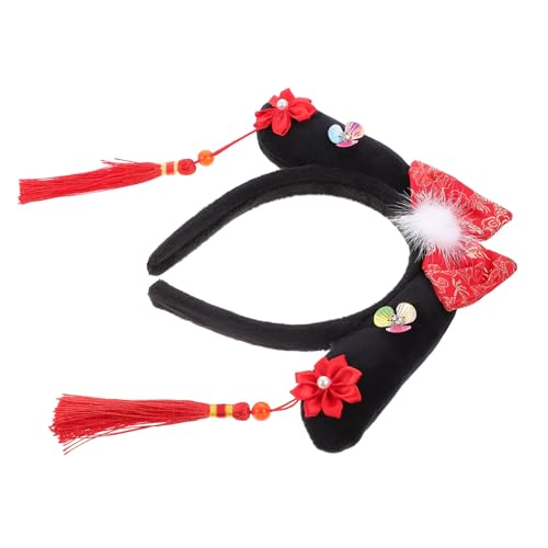 DRESSOOS Haarreifen Aus Polyester Dekorative Stirnbänder Haarband Im Chinesischen Stil Elegante Haar-accessoires Einheitsgröße von DRESSOOS