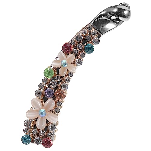 DRESSOOS Bananenhaarclips Mit Strasssteinen Für Frauen Haarklammern Zum Stylen Geeignet Für Feines Und Lockiges Haar Schön Und Glänzend Für Party Und Alltag von DRESSOOS