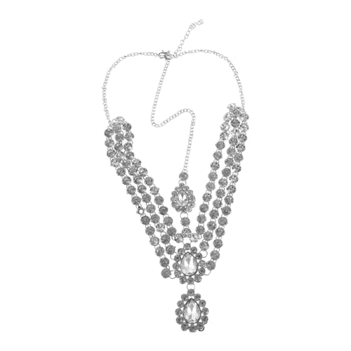 DRESSOOS Strass-schmuck Kopfbedeckung Stilvolle Kette Für Frauen Für Festival Und Abschlussball DRESSOOS Strass-schmuck Kopfbedeckung Stilvolle Kette Für Frauen Für Festival Und Abschlussball von DRESSOOS