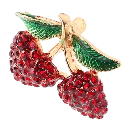 DRESSOOS Strassbesetzte Erdbeer brosche Damen Anstecknadel Sicherer Verschluss Vielseitiger Schmuck für Kleidung Taschen Hüte Eleganter Accessoire für Stilvolle Frauen DRESSOOS Strassbesetzte Erdbeer brosche Damen Anstecknadel Sicherer Verschluss Vielseitiger Schmuck für Kleidung Taschen Hüte Eleganter Accessoire für Stilvolle Frauen von DRESSOOS