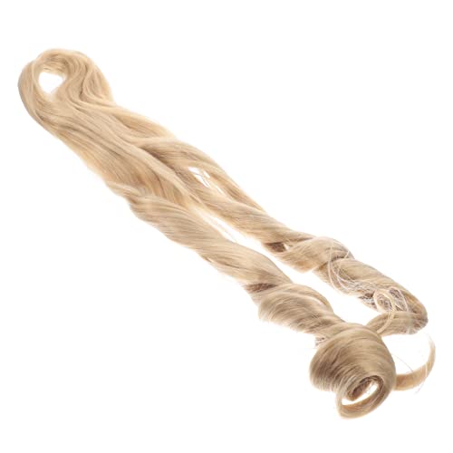 DRESSOOS Kurze Locken-haarverlängerung Synthetische Lange Gewellte Perücke Für Damen Und Mädchen Für Themenpartys Halloween Und Cosplay Einfach Anzubringen Und Angenehm Zu Tragen von DRESSOOS