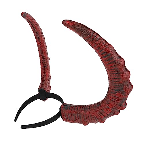 DRESSOOS 1stück Teufel Horn Headdress Für Halloween Kostüm Niedliches Horn-haarband Für Karneval Und Partys Zubehör Für Teufel-outfits Und Cosplay-dekoration von DRESSOOS
