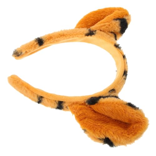 DRESSOOS Tigerohren Haarband Für Erwachsene Süßes Tier-themen Accessoire Für Halloween Cosplay Und Partys Aus Weichem Und Komfortabel Und Langlebig von DRESSOOS