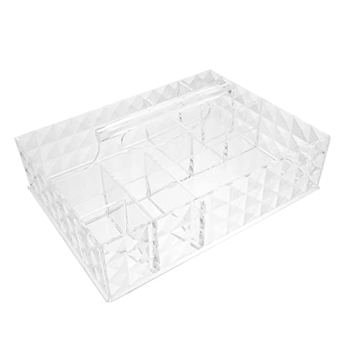 DRESSOOS Kosmetik Aufbewahrungskiste Mit Multi-grids Design Für Schreibtisch Organizer Und Lippenstifthalter Praktische Kosmetikbox Organizer Für Zuhause Und Büro von DRESSOOS