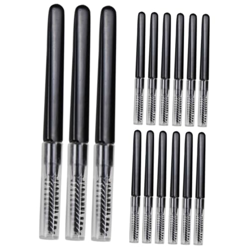 DRESSOOS 20stücke Augenbrauenbürstchen Mit Kappe Praktische Stirnbürste Augenbrauenkamm Make-up-tool Haaransatzkamm Damen Wimpern Pflege von DRESSOOS