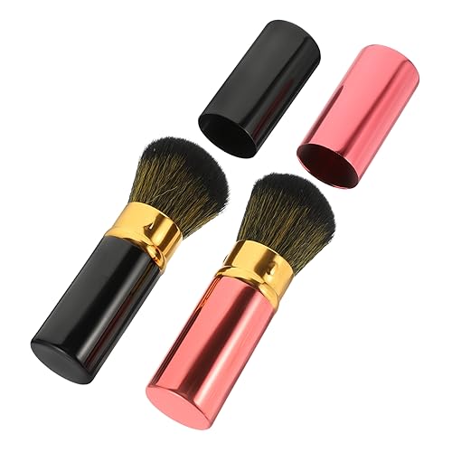 DRESSOOS Tragbares Rougepinsel-set – 2 Einziehbare Make-up-pinsel – Weiche Borsten Lidschatten – Make-up Gesicht Schönheitswerkzeuge Für Damen DRESSOOS Tragbares Rougepinsel-set – 2 Einziehbare Make-up-pinsel – Weiche Borsten Lidschatten – Make-up Gesicht Schönheitswerkzeuge Für Damen von DRESSOOS