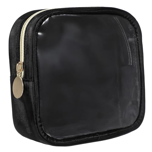 DRESSOOS Mini Kosmetiktasche Mit Frontdesign Tragbare Reißverschlusstasche Für Makeup Toilettenartikel Reiseutensilien Perfekter Organizer Für Damen Und von DRESSOOS