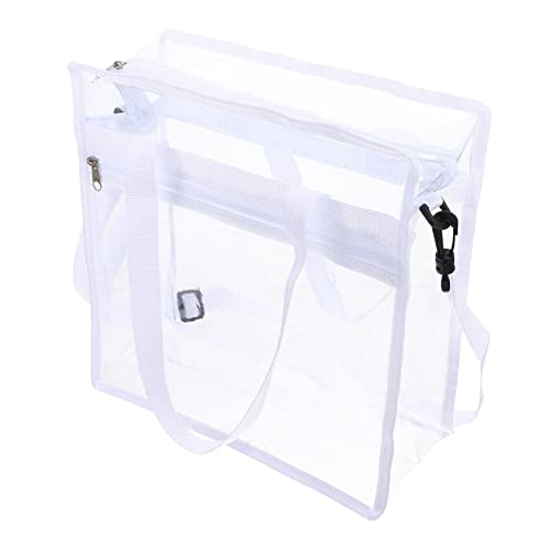 DRESSOOS Transparente Umhängetasche Für Damen Multifunktionale Durchsichtige Tasche Praktische Klarsichtgeldbörse Tragbarer Beutel Aus Hochwertigem PVC-Material Langlebig Und Robust Für von DRESSOOS