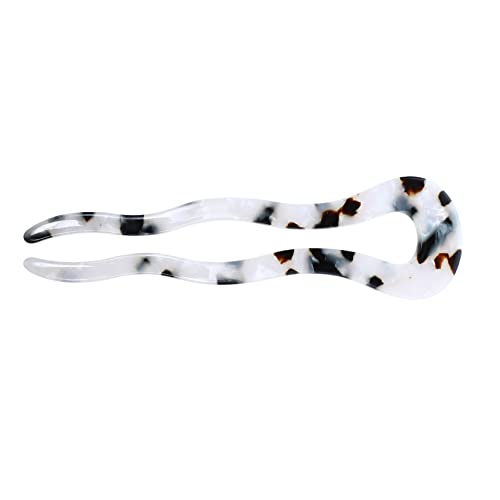 DRESSOOS U Förmige Haarnadel Aus Acetat Traditionelle Chinesische Haarspange Für Damen Elegante Haarforke Für Hochsteckfrisuren 18 Kleine Wellen Weißes Muster Vielseitiges DRESSOOS U Förmige Haarnadel Aus Acetat Traditionelle Chinesische Haarspange Für Damen Elegante Haarforke Für Hochsteckfrisuren 18 Kleine Wellen Weißes Muster Vielseitiges von DRESSOOS