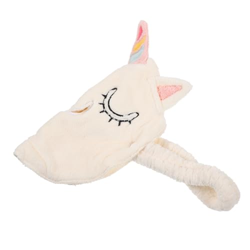 DRESSOOS Überzug für Gesichtsmaske mit heißem Handtuch scincare gesicht steamer face care Handtuchmaske für Damen Gesichtsmaske Handtuch Korallenvlies Weiß von DRESSOOS