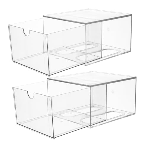 DRESSOOS Vanity Organizer 2 Schubladen Aus Acryl: Kompakte Aufbewahrungsbox Für Kosmetika Für Arbeitsplatte Und Untertisch DRESSOOS Vanity Organizer 2 Schubladen Aus Acryl: Kompakte Aufbewahrungsbox Für Kosmetika Für Arbeitsplatte Und Untertisch von DRESSOOS