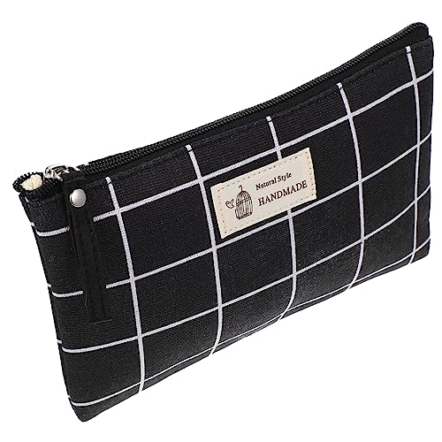 DRESSOOS Vielseitiger Canvas-kartenhalter Toilettenartikel-Aufbewahrungstasche Make-up-Organizer Reißverschlusstasche Modisch von DRESSOOS