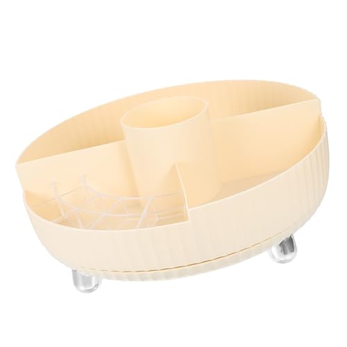 DRESSOOS Vielseitiger Make-up-pinselhalter 360 ° Drehbar Kosmetikstift-organizer Dekorative Make-up-aufbewahrungsbox Desktop-organizer von DRESSOOS