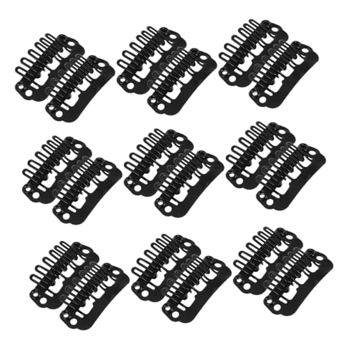 DRESSOOS Vigorous Clip-in-haarverlängerungen Mit Schnappclips 100 Stück Perückenclips Für Frauen Mit Komfortablem Und Leichtem Design DRESSOOS Vigorous Clip-in-haarverlängerungen Mit Schnappclips 100 Stück Perückenclips Für Frauen Mit Komfortablem Und Leichtem Design von DRESSOOS
