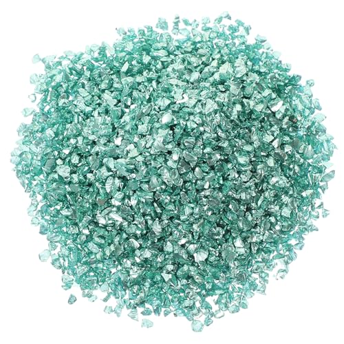 DRESSOOS Zerkleinerte Glasanhänger Für Nagelkunst Bastelbedarf Beutel Mit Unregelmäßigen Leuchtenden Glassplittern von DRESSOOS