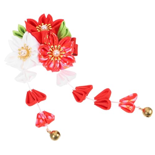 DRESSOOS blumendeko blumenschmuck japanische Haarspange -Haarspange Fransenbesatz Badezimmerdekorationen Kleine Haarspangen für Haarspangen für damen die von DRESSOOS