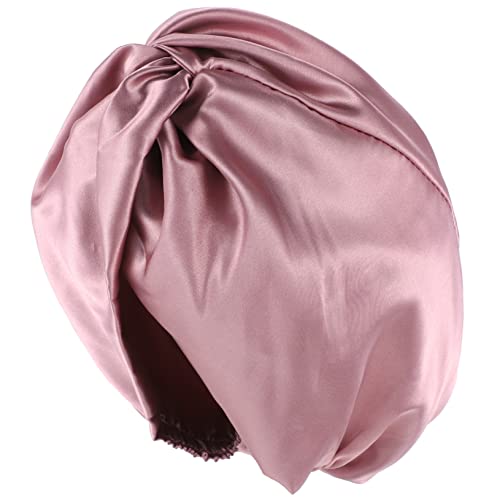 DRESSOOS Haarhaube – Weiche Schlafmütze Aus Seide – Nachtmütze Für Damen – Feuchtigkeitsspeicherndes Haar von DRESSOOS