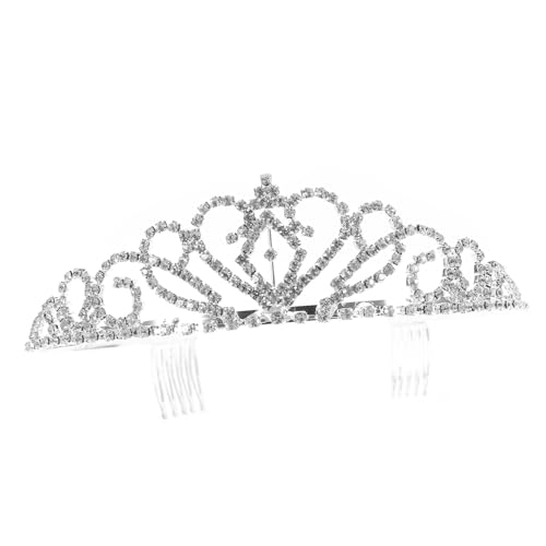 DRESSOOS Luxuriöse Hochzeitskrone Mit Strass-haarkamm Für Partys Und Brautveranstaltungen von DRESSOOS