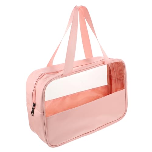 DRESSOOS Reisefreundliche Transparente Kosmetiktasche Großer Makeup Organizer Für Damen Für Make-up Lotionen Und Toilettenartikel Im Urlaub von DRESSOOS
