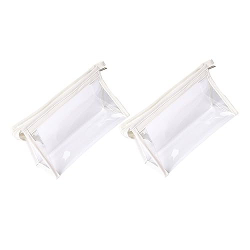 DRESSOOS & Bequeme Transparente Schreibwarentasche – 2-teilige Multifunktions-stiftetasche Zum Ordnen Von Make-up Bleistiften Und Schreibutensilien von DRESSOOS