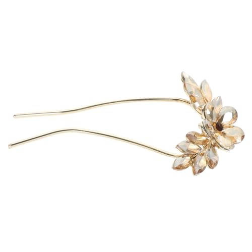 DRESSOOS U-förmige Haarnadel Mit Strass Für Damen Brautschmuck Für Hochzeiten Und Festliche Anlässe Elegantes Haaraccessoire Mit Stabilem Halt Und Modischem Design Für Besondere Events von DRESSOOS