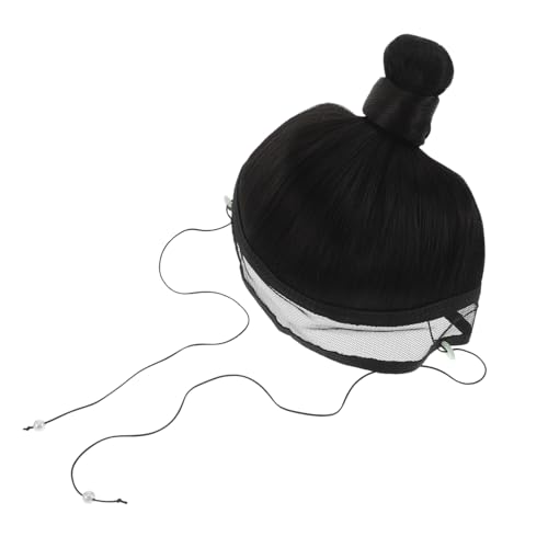 DRESSOOS Haarschmuck Für Hochsteckfrisuren Antike Chinesische Perücke Für Cosplay Traditionelle Herrenperücke Aus Kunstfasern Hanfu-haarteil Für Männer von DRESSOOS