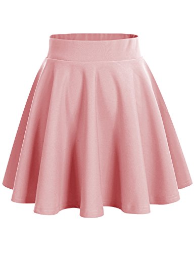 DRESSTELLS Rock Damen Kurz Sommer Rosa Skater Rock Minirock High Waist Faltenrock Große Größen Tennisrock Femboy Skirt Blush 2XL DRESSTELLS Rock Damen Kurz Sommer Rosa Skater Rock Minirock High Waist Faltenrock Große Größen Tennisrock Femboy Skirt Blush 2XL von DRESSTELLS