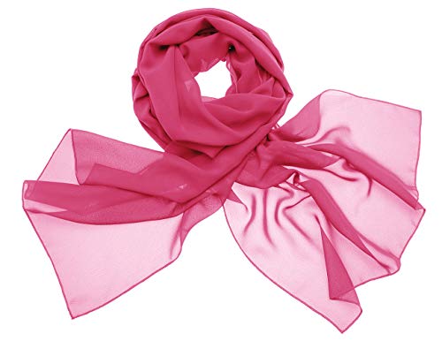 Dresstells Chiffon Schal Stola für Abendkleider in Verschiedenen Farben Rose 180cmX72cm/ Small von DRESSTELLS