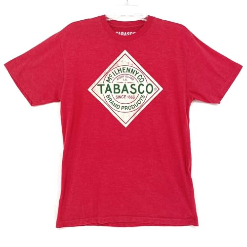 Tabasco Bottle Logo Merchandise Men's Red T-Shirt Medium Red L von DRFTTFRerrtre