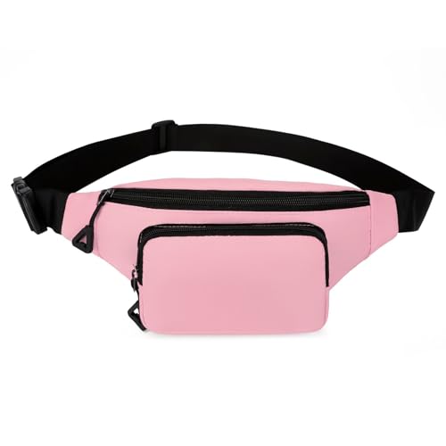 Gürteltasche für Damen und Herren, kleine Umhängetasche mit verstellbarem Riemen, Hüfttasche, wasserabweisend, Brusttasche, Hüfttasche, B von DRHTDXEJ