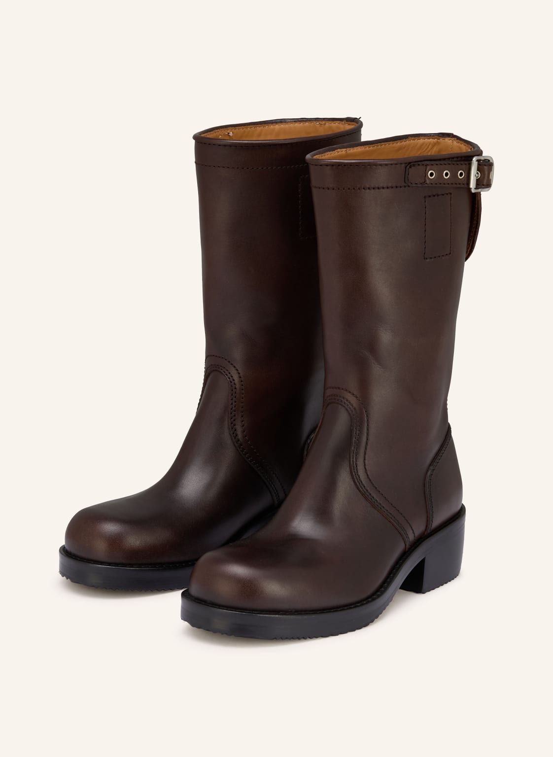 Dries Van Noten Boots braun von DRIES VAN NOTEN