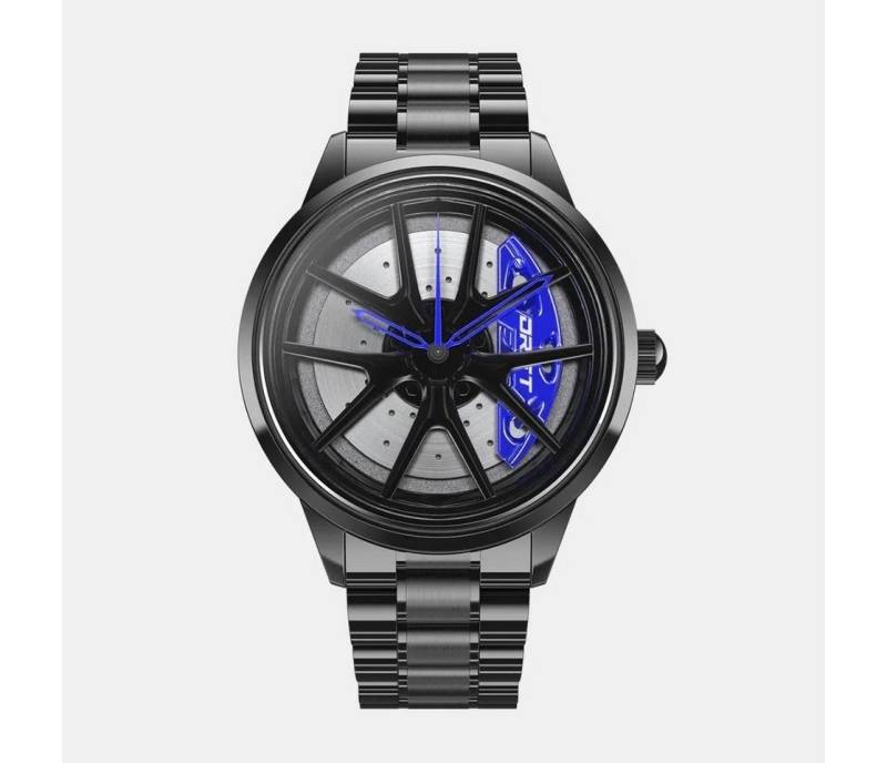 DRIFTELEMENT Quarzuhr NITRO FELGENUHR, Dreidimensionales M8 Felgendesign von DRIFTELEMENT