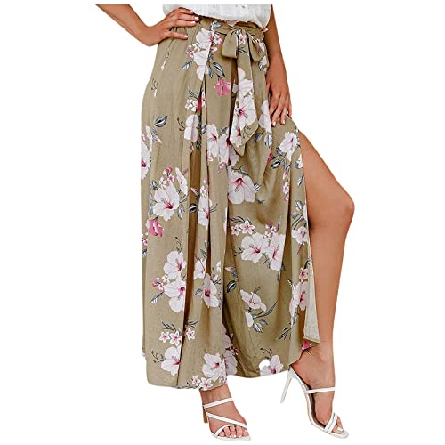 DRILEND Hosenanzüge Damen Elegant,Jumpsuit Damen Grosse Grössen Yoga Overall Jumpsuit Damen Elegant Festlich Vintage Hosen Damen Overall Kleidung Frauen Dead Pants Cd Toten Hosen An Tagen(c-Khaki,S) von DRILEND