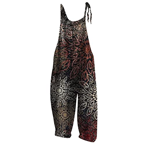 DRILEND Toten Hosen 40 Jahre,Jumpsuit Damen Kuschelig Warm Trainingshose Bügel Für Hosen Hosen+Damen Hosen Damen Sommer Locker Damen Legins Hosen Damen Hosen Sale Raw Damen Hosen 3301 Coul（Braun-B，L） von DRILEND