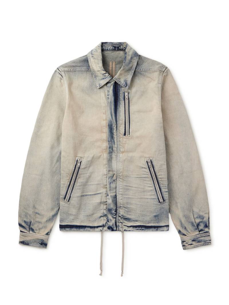 DRKSHDW By Rick Owens - Denim Jacket - Men - Gray - L von DRKSHDW By Rick Owens