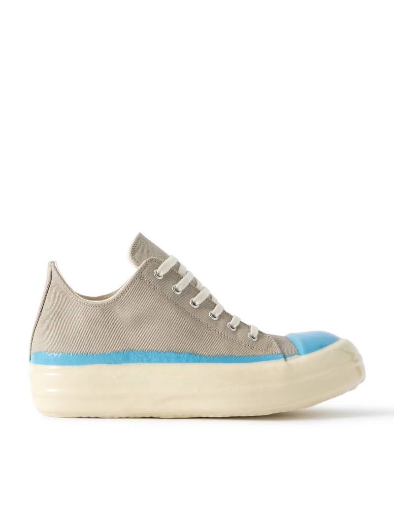 DRKSHDW By Rick Owens - Lacquered-Denim Sneakers - Men - Gray - EU 41.5 von DRKSHDW By Rick Owens