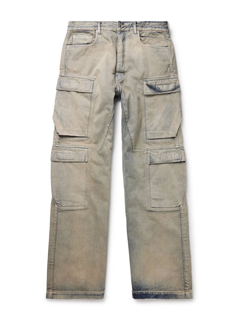 DRKSHDW By Rick Owens - Straight-Leg Cargo Jeans - Men - Gray - UK/US 36 von DRKSHDW By Rick Owens