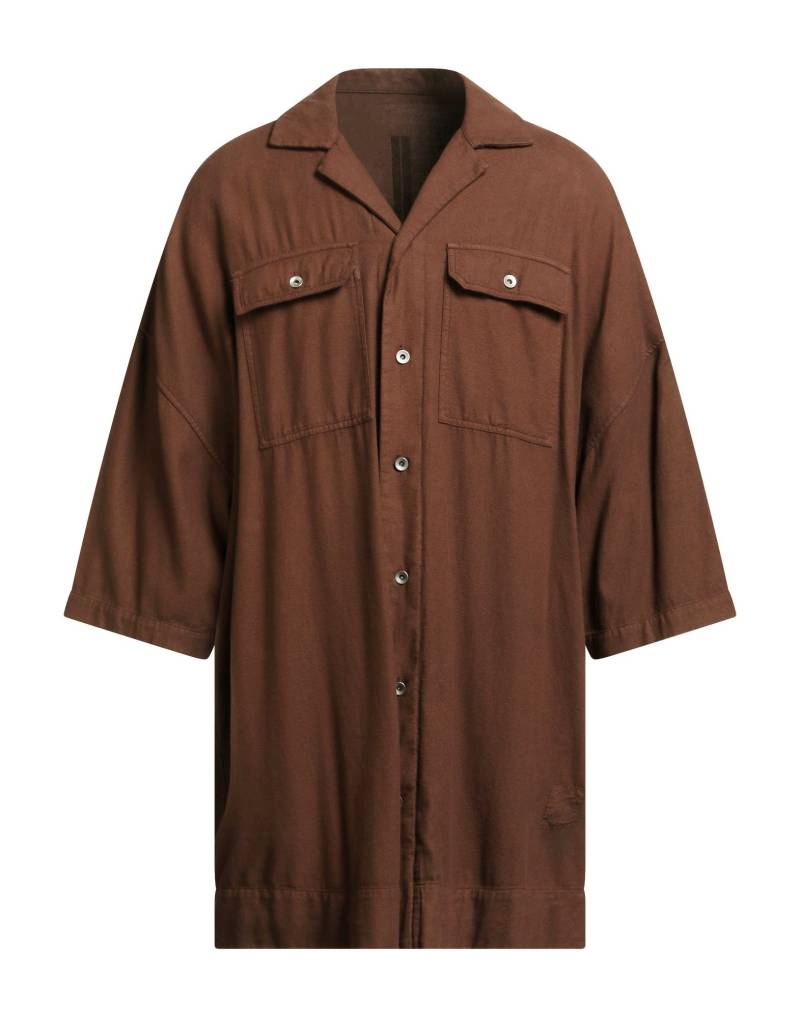 DRKSHDW by RICK OWENS Hemd Herren Braun von DRKSHDW by RICK OWENS