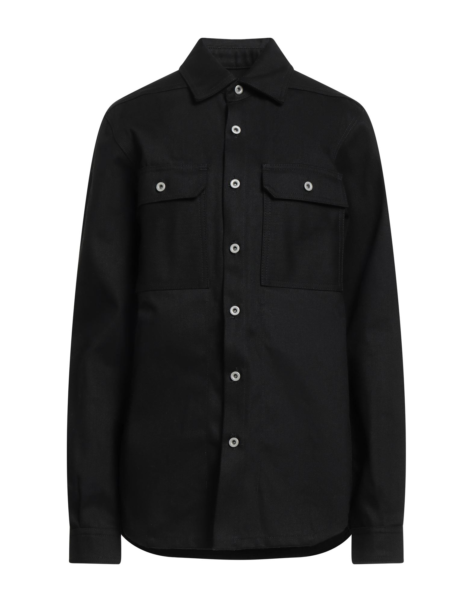 DRKSHDW by RICK OWENS Jeanshemd Damen Schwarz DRKSHDW by RICK OWENS Jeanshemd Damen Schwarz von DRKSHDW by RICK OWENS