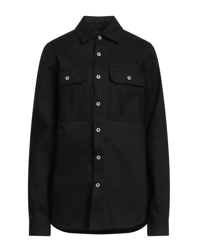 DRKSHDW by RICK OWENS Jeanshemd Damen Schwarz DRKSHDW by RICK OWENS Jeanshemd Damen Schwarz von DRKSHDW by RICK OWENS