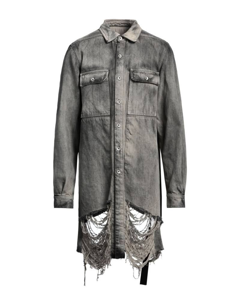 DRKSHDW by RICK OWENS Jeanshemd Herren Braungrau von DRKSHDW by RICK OWENS