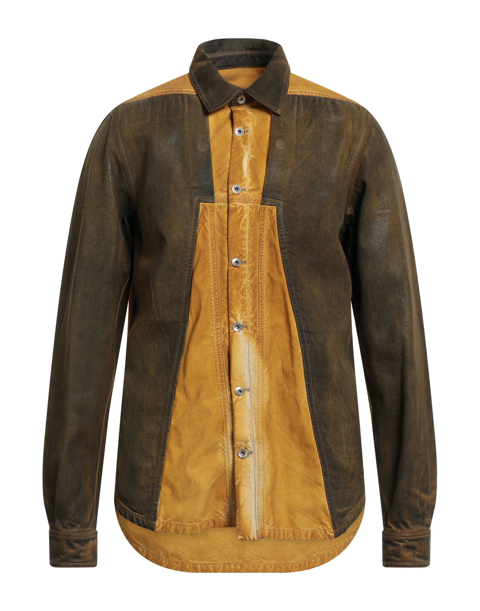 DRKSHDW by RICK OWENS Jeanshemd Herren Ringelblume DRKSHDW by RICK OWENS Jeanshemd Herren Ringelblume von DRKSHDW by RICK OWENS