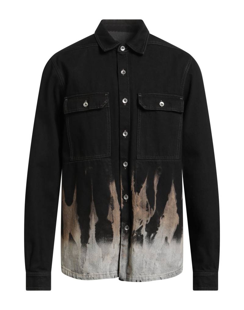 DRKSHDW by RICK OWENS Jeanshemd Herren Schwarz von DRKSHDW by RICK OWENS