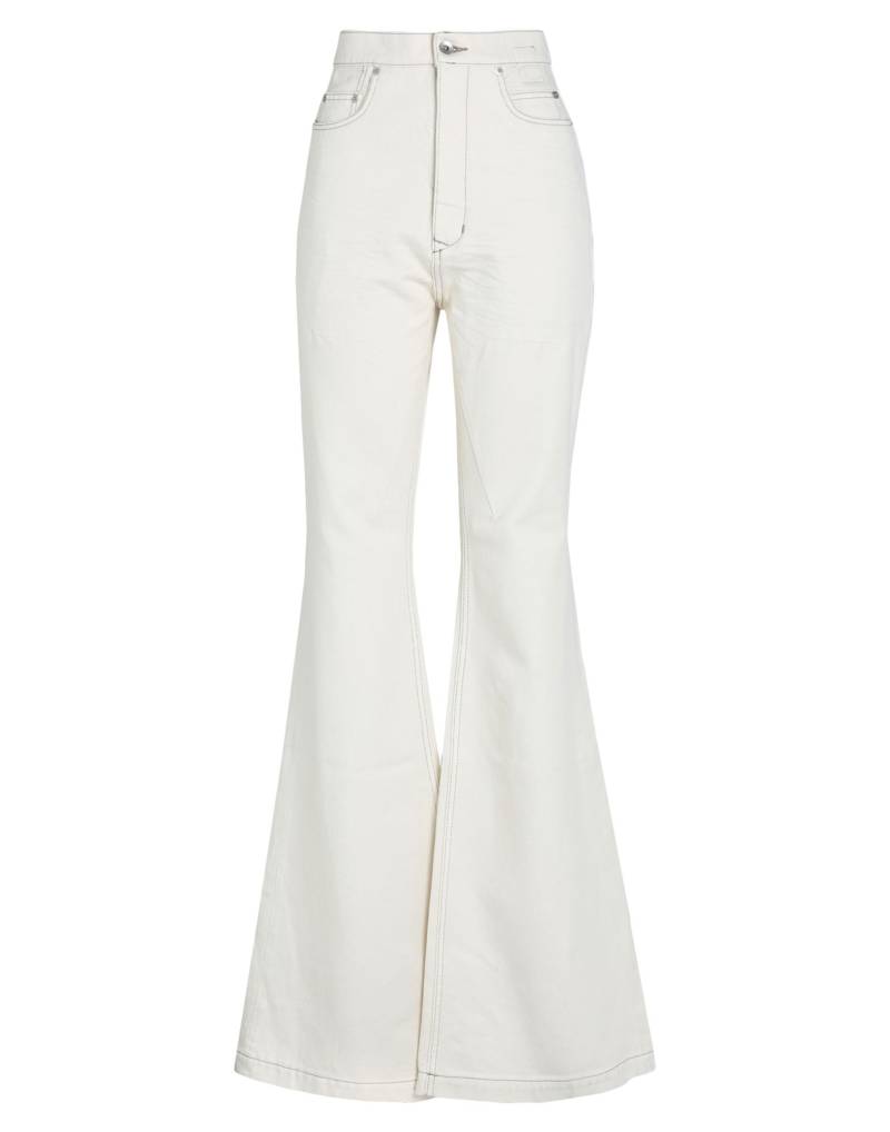 DRKSHDW by RICK OWENS Jeanshose Damen Elfenbein von DRKSHDW by RICK OWENS