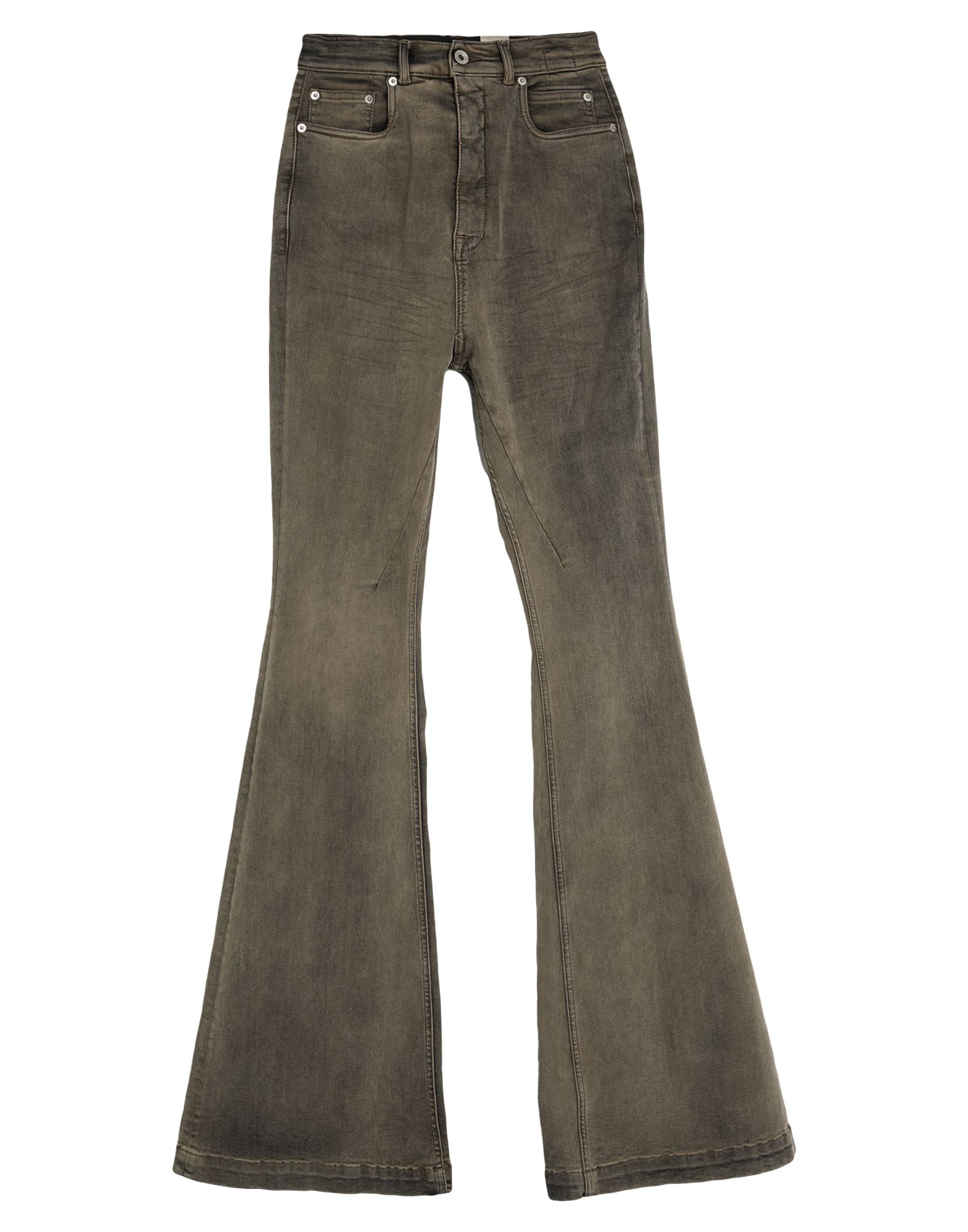 DRKSHDW by RICK OWENS Jeanshose Damen Khaki DRKSHDW by RICK OWENS Jeanshose Damen Khaki von DRKSHDW by RICK OWENS