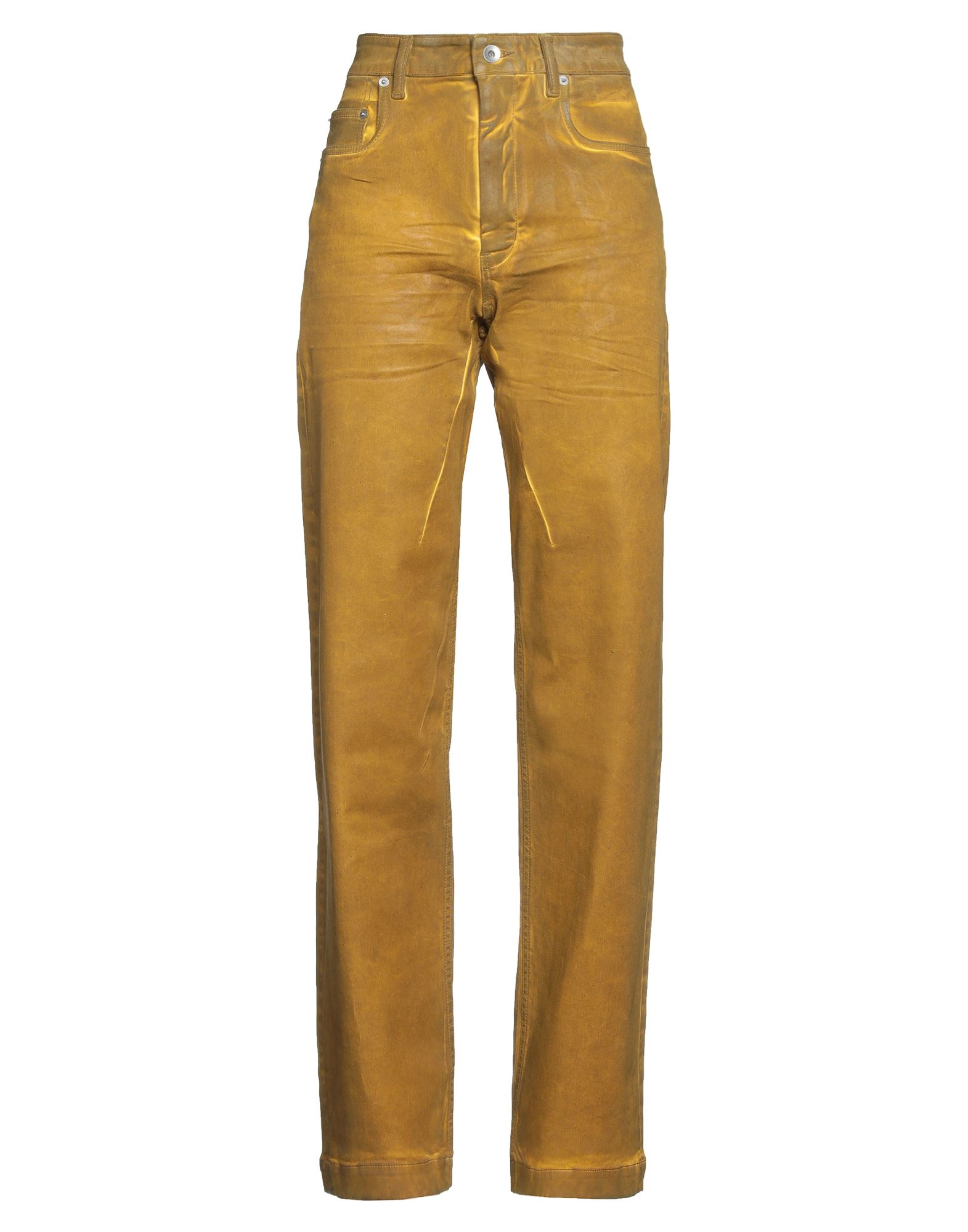 DRKSHDW by RICK OWENS Jeanshose Damen Senf von DRKSHDW by RICK OWENS