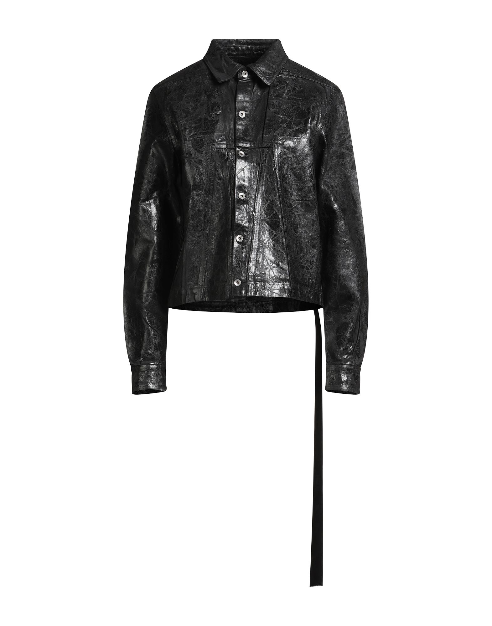 DRKSHDW by RICK OWENS Jeansjacke/-mantel Damen Schwarz DRKSHDW by RICK OWENS Jeansjacke/-mantel Damen Schwarz von DRKSHDW by RICK OWENS