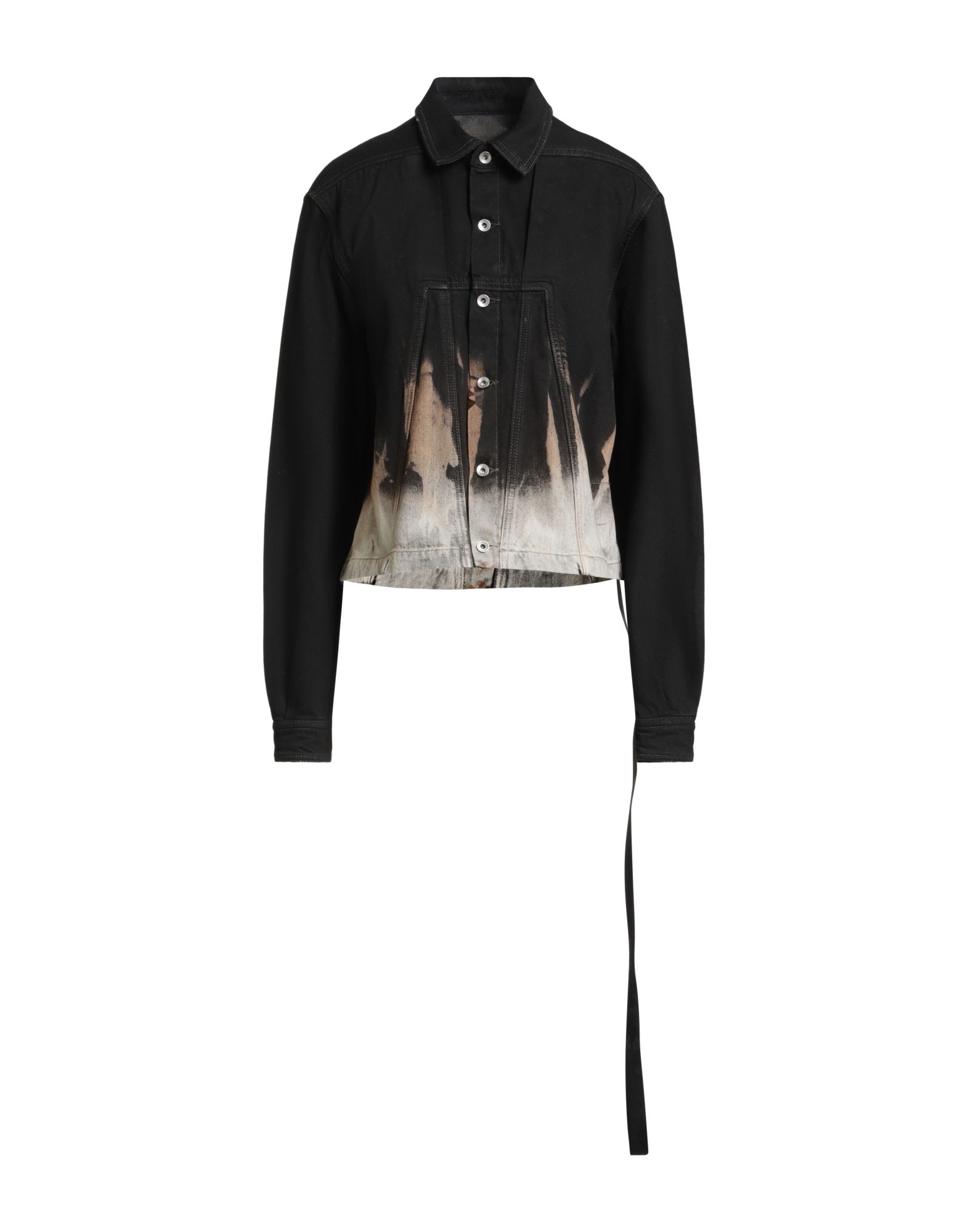 DRKSHDW by RICK OWENS Jeansjacke/-mantel Damen Schwarz DRKSHDW by RICK OWENS Jeansjacke/-mantel Damen Schwarz von DRKSHDW by RICK OWENS