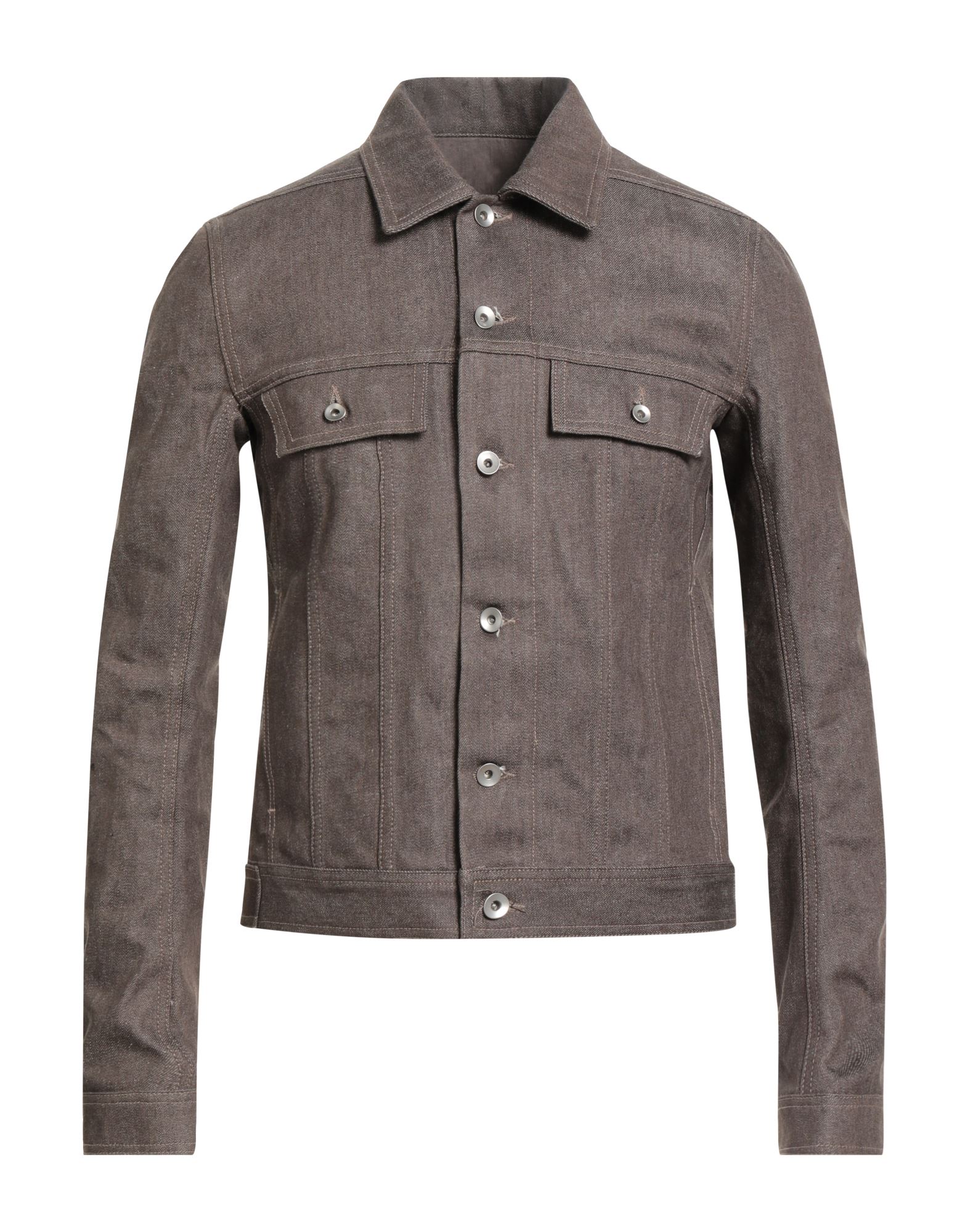 DRKSHDW by RICK OWENS Jeansjacke/-mantel Herren Khaki DRKSHDW by RICK OWENS Jeansjacke/-mantel Herren Khaki von DRKSHDW by RICK OWENS